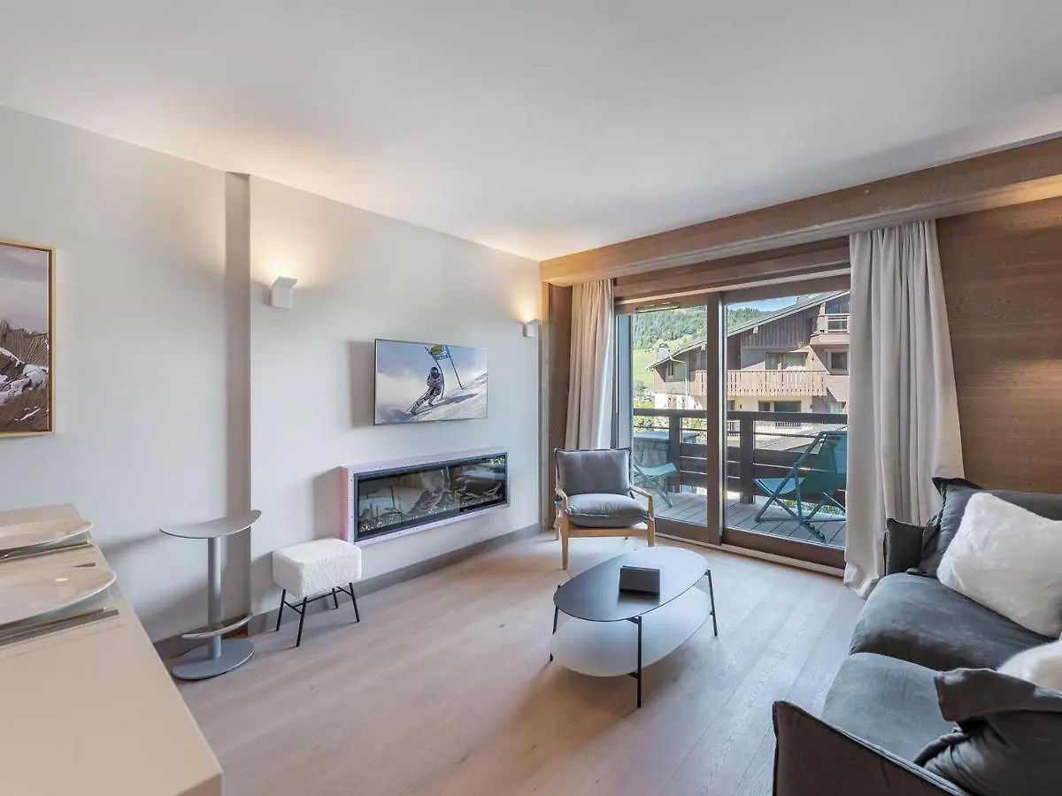 Appartement Avec Espace Bien-Etre A Megeve, Piscine, Salle De Sport Et Parking Electrique - Fr-1-569-34